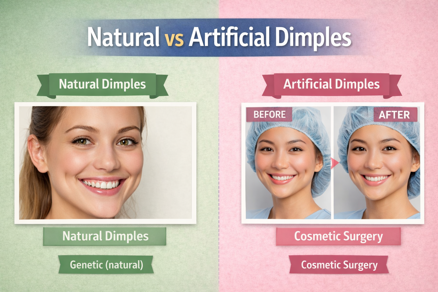 Natural vs Artificial Dimples: What’s the Difference?