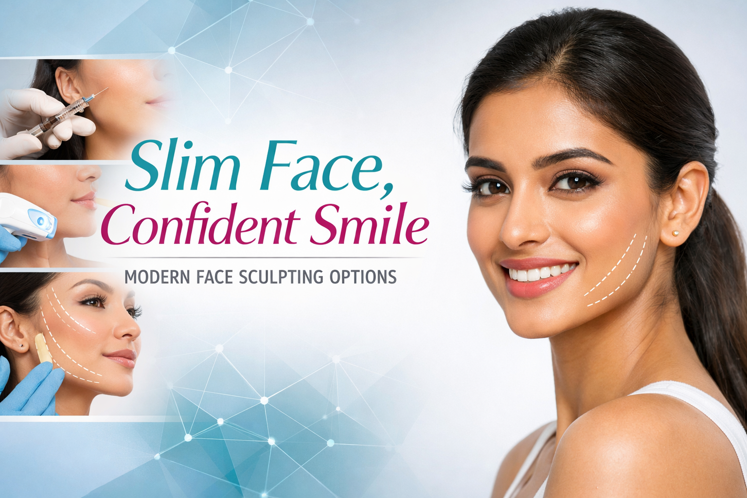 Slim Face, Confident Smile: Modern Face Sculpting Options